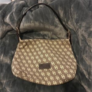 Dooney & Bourke signature canvas shoulder bag